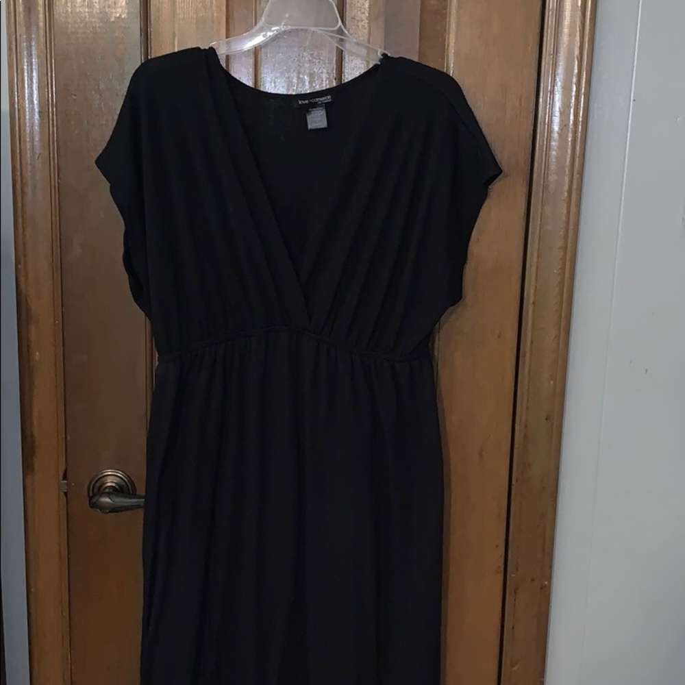 3X Black Maxi Dress